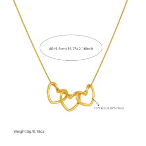 Gold Love Connection Pendant Necklace—Timeless & Elegant - Image 5