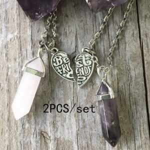 Luxe Prism – Colorful Hexagon Crystal Love Pendant Necklace - Image 5