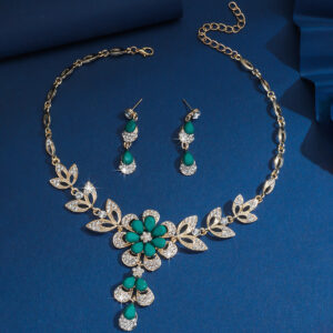 Affordable Luxury Fashion Water Drop Flower Necklace - Image 7