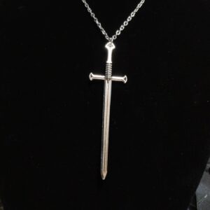 Shadowfang—Gothic Sword Pendant Bronze Necklace - Image 3