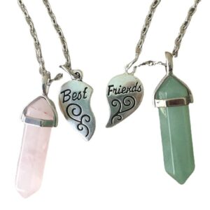 Luxe Prism – Colorful Hexagon Crystal Love Pendant Necklace - Image 4